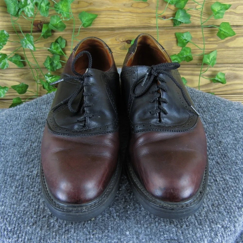 E.T. Wright‎ Men  Saddle Oxfords Burgundy  Size 10.5 Narrow  Used 2025